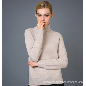 Lady′s Fashion Cashmere Blend Sweater 17brpv032
